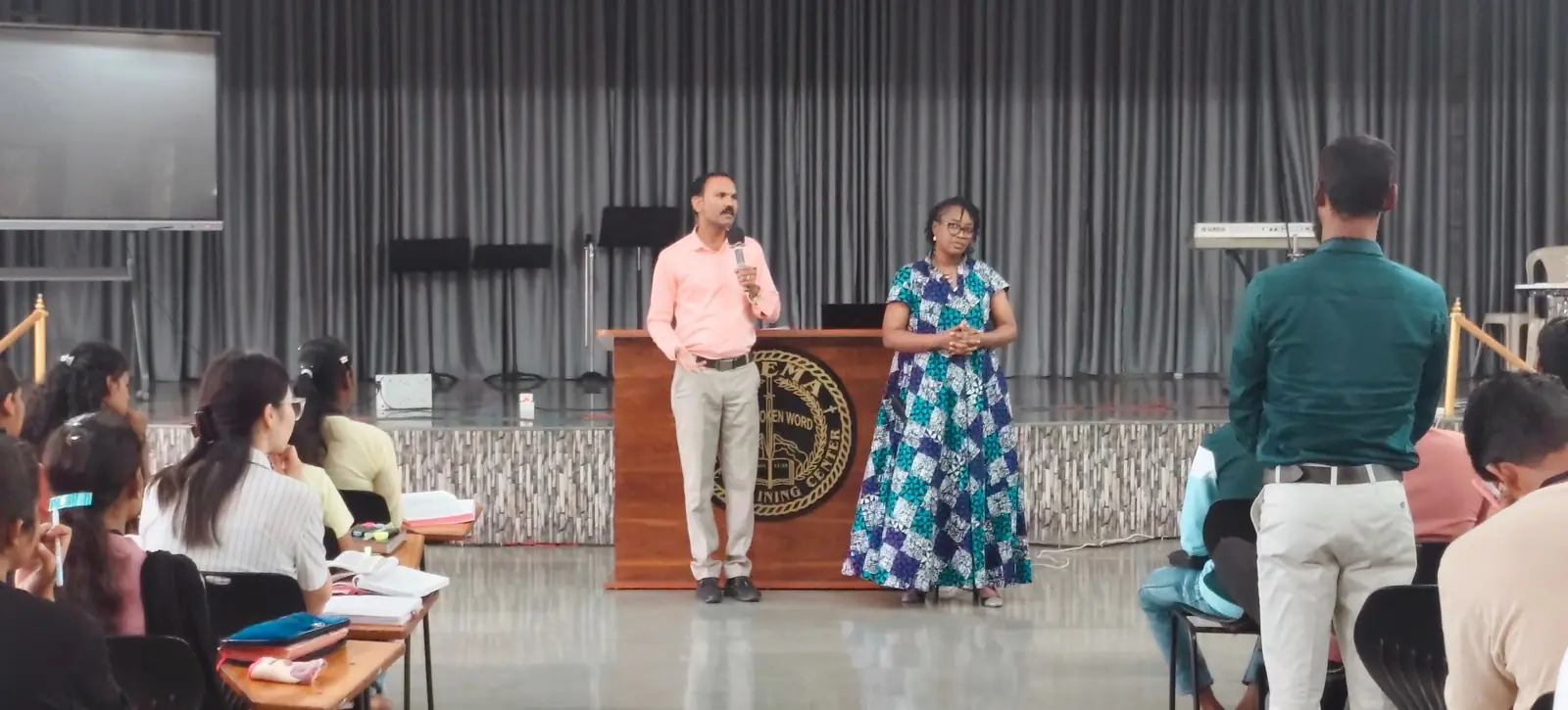 Praying at Rhema India in Nagpur