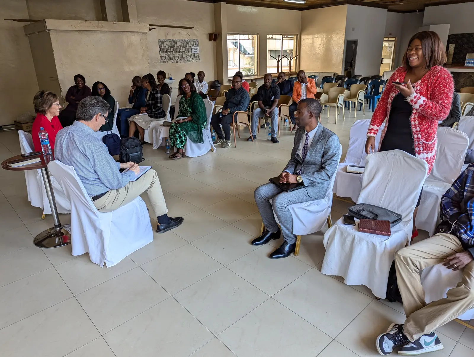 A light moment during the RAAZ Ministers Fellowship Q&A