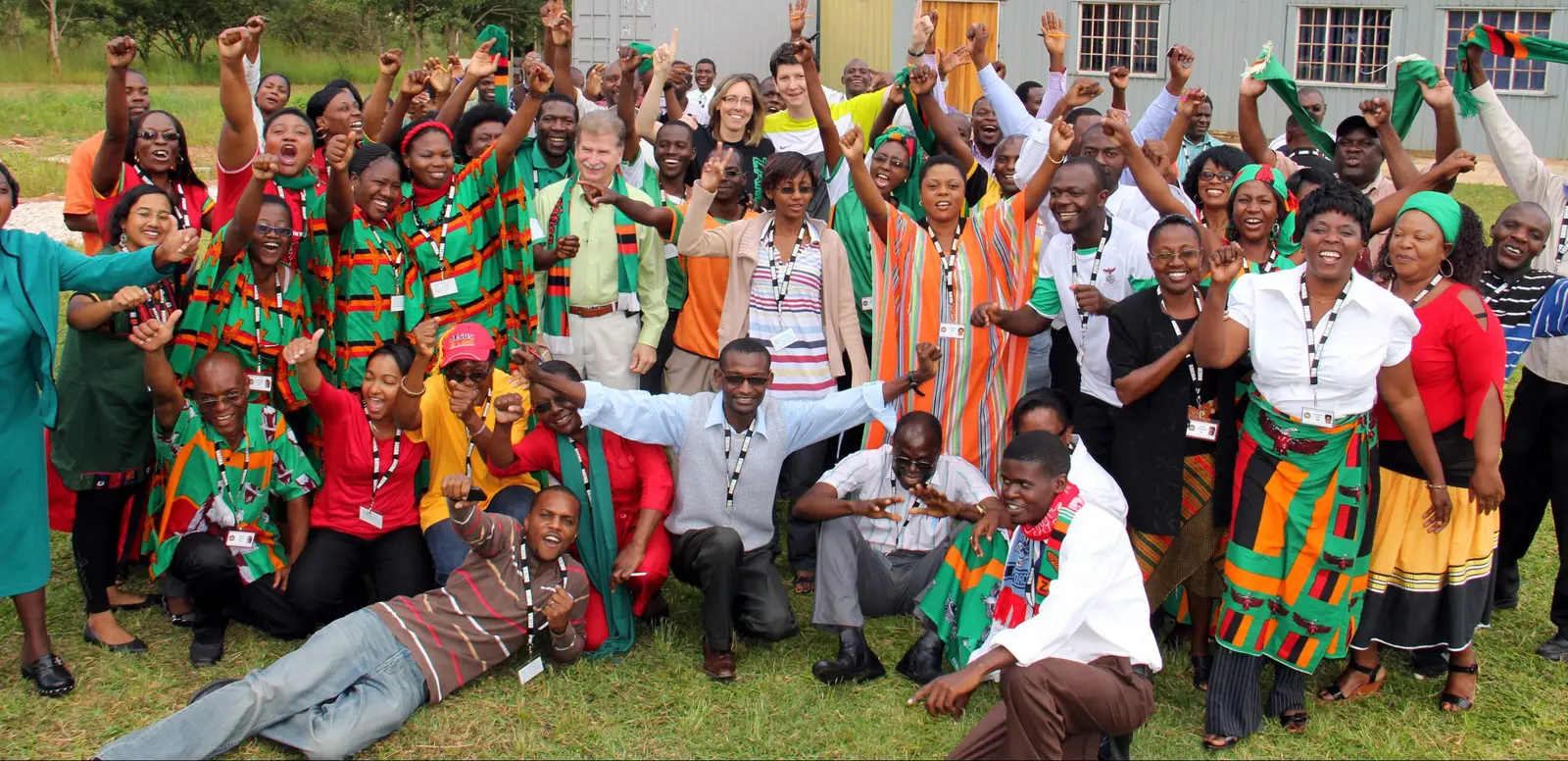 Rhema Graduates celebrating