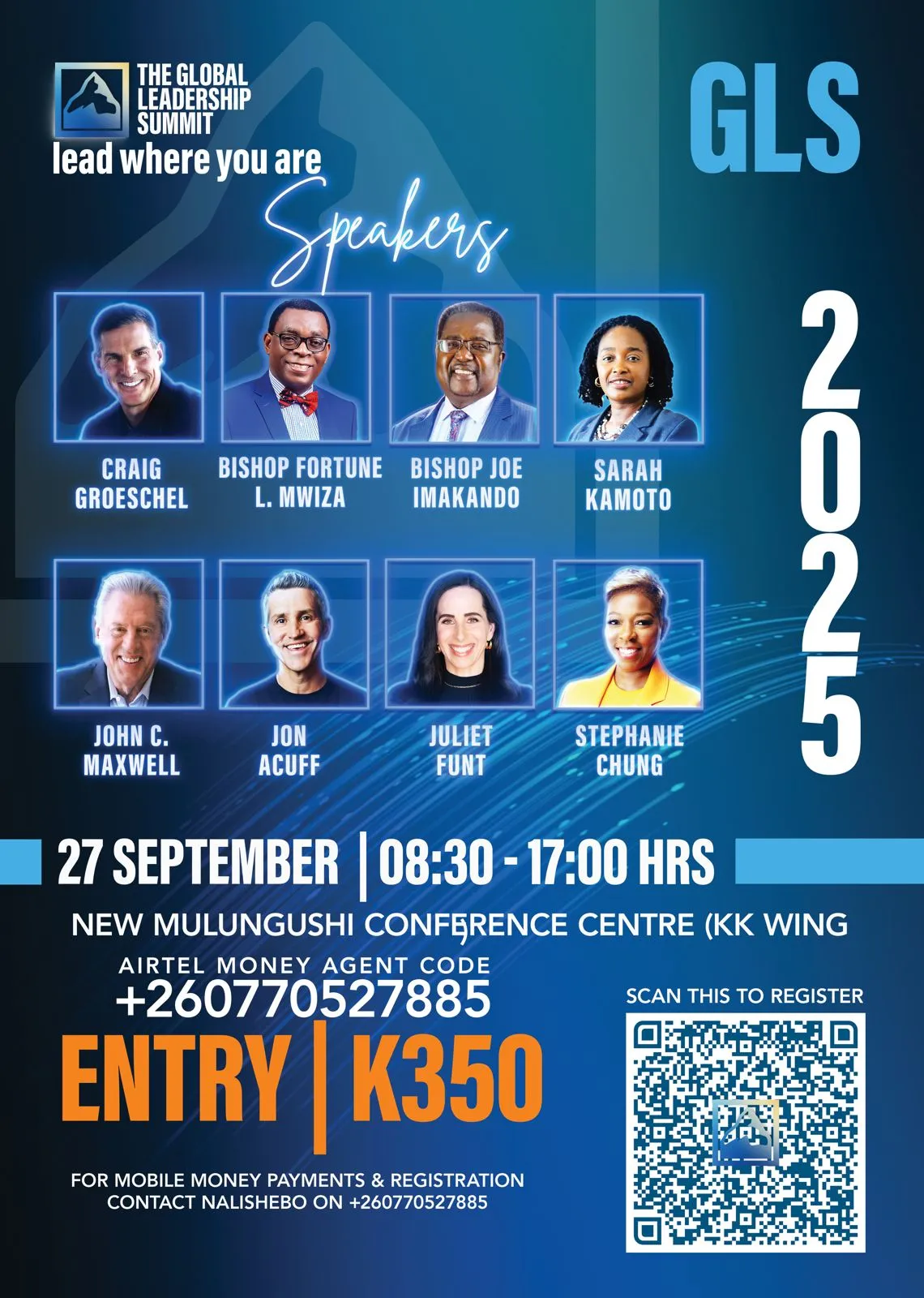 GLS Lusaka 2025 flyer GLS Lusaka 2025 flyer