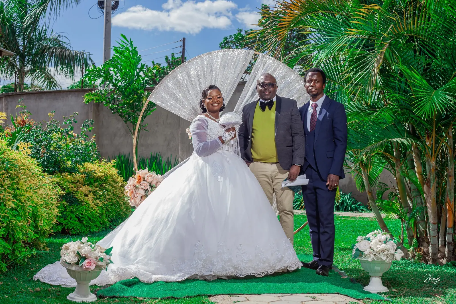 John Tembo (Class of 2023) and Petronella Mambwe during their wedding on Saturday, 12 July 2025