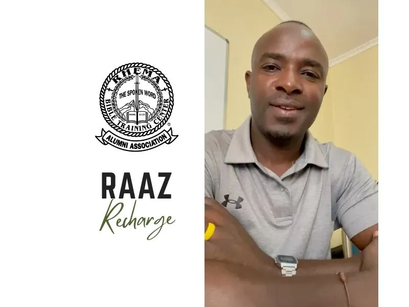 RAAZ Recharge with Nigel Musongeli (Class of 2015)
