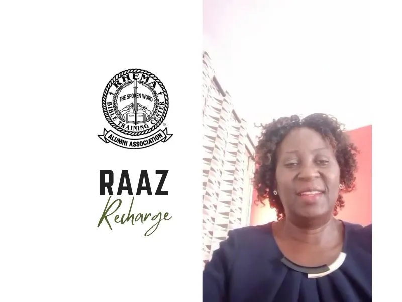 RAAZ Recharge with Agnes Simunza (Class of 2019)
