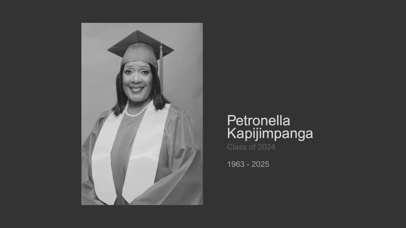 On Saturday, 26 July 2025, we laid our sister, Petronella Kapijimpanga (Class of 2024) to rest